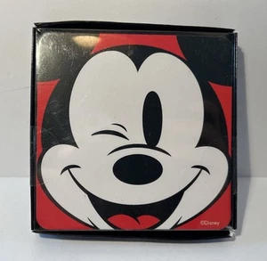 4" x 4" Disney Mickey Mouse Disney Posavasos Conjunto de 4 Imágenes Diferentes Nuevo - Imagen 1 de 5