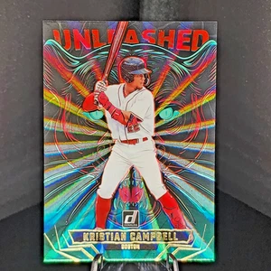KRISTIAN CAMPBELL #5 RC LÁSER VERDE DESATADO EN 2025 Panini Donruss Béisbol - Imagen 1 de 2