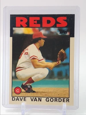 DAVE VAN GORDER 1986 TOPPS BASEBALL CINCINNATI REDS #143 Q3562 - Image 1 of 2