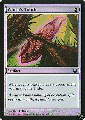 MTG - Darksteel - Wurm's Tooth - Foil - NM - Image 1 of 1