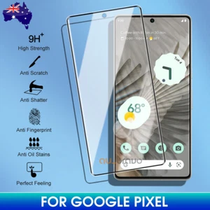 For Google Pixel 7 Pro Pixel 6 Pro 5G Full Cover Tempered Glass Screen Protector - Picture 1 of 10