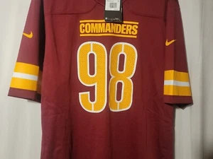 Nike Washington Commanders Matthew Ioannidis #98 NFL On Field Jersey Sz XXL - Picture 1 of 8