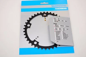 Corona SHIMANO Ultegra 39T Black FC-6601 2x10Speed 130mm/CHAINRING SHIMANO ULTEG - Foto 1 di 1