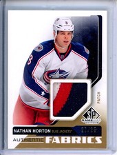 2014-15 SP Game Used Nathan Horton AF-NH Authentic Fabrics Patch 29/35 Bruins