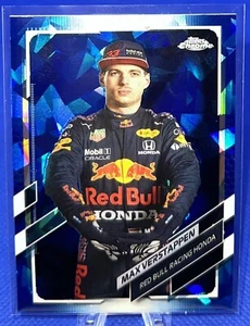 2021 Topps Chrome Sapphire Formula 1 F1 Max Verstappen Base Portrait Card #3 - Picture 1 of 2