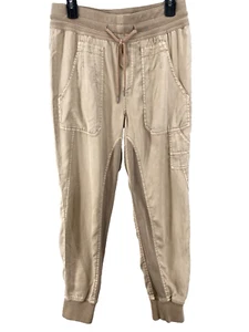 Anthropologie Jogginghose Hose XS hellbraun khaki The Nomad High Rise Athleisure Utility - Bild 1 von 12