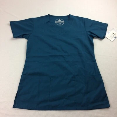 White Swan Fundamentals  Nurse Uniform  Sz XXS Caribbean Blue poly And Cotton - Image 1 of 4