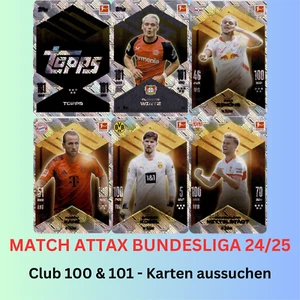 Topps MATCH ATTAX Bundesliga 2024/2025 - CLUB 100 y 101 cartas a elegir - 24/25 - Imagen 1 de 8