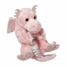 Plush PINK DRAGON LIL' HANDFUL Stuffed Animal - by Douglas Cuddle Toys - #4418