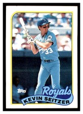 1989 Topps #670 KEVIN SEITZER Kansas City Royals ~F7EE