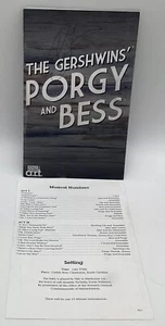Theatrebill Magazine Porgy And Bess Signed  Norm Lewis 2011 American Repertory - Picture 1 of 12