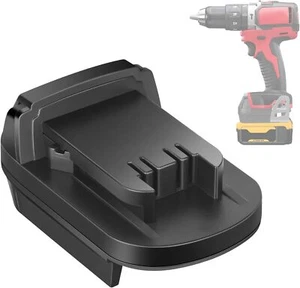 1X Adapter for Dewalt 20V MAX Li-Ion Battery To for Milwaukee M18 18V Tool NEW - Picture 1 of 9