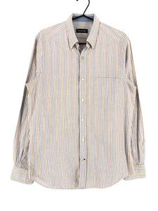 Massimo Dutti Shirt Casual Formal Striped Men's Size M - Picture 1 of 9