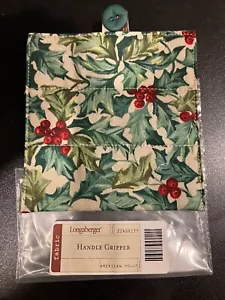 Longaberger American Holly Griff Greifer - Neu in Tasche - Bild 1 von 1