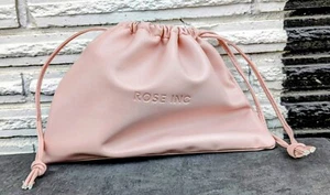 ROSE INC LIMITED EDITION ROSE SMOKE ~ Signature Vegan Leather Makeup Bag - Picture 1 of 6