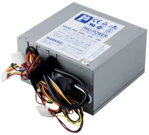 NETZTEIL AT COMPUTER POWER SUPPLY RETRO PRO-POWER PPS200 200W PSU AT AUX MOLEX - Bild 1 von 3