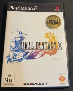 FINAL FANTASY X GAME | SONY PS2  [PREOWNED] + MANUAL | AU SELLER | PAL - Picture 1 of 3