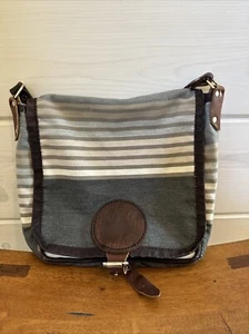 Duluth Pack Mini Haversack Gray Stripe GUC - Picture 1 of 20