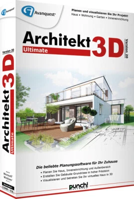Architekt 3D Ultimate 20 Win CD/DVD EAN 4023126119735 - Bild 1 von 4