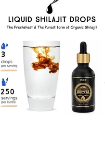 Shilajit Himalayan 50ml FRESH 100% Organic Men's Health Energy Immunity Boost - Picture 1 of 8
