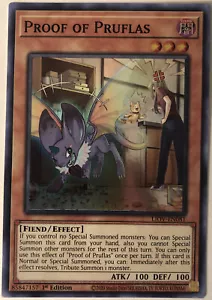 Yugioh Lightning Overdrive LIOV-DE081 Proof of Pruflas Super Rare NM/M - Bild 1 von 1