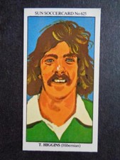 The Sun Soccercards 1978-79 - Tony Higgins - Hibernian #625