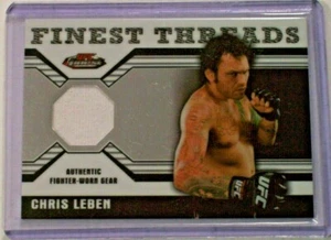 Reliquia 2011 Topps UFC Finest Threads Chris Leben dañada - Imagen 1 de 1