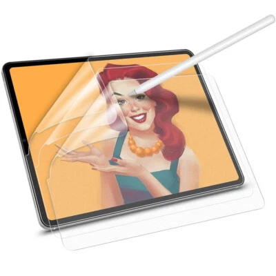 Fits iPad Pro 11" 12.9" Screen Protector 3-Pack Films, Pencil/Face ID Compatible - Image 1 of 4