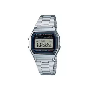 New Casio A158W Digital Watch Vintage Retro Silver Stainless Steel Unisex Watch - Picture 1 of 1