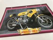 Japauto Egli 1000 VX Honda 1972 Form Card Motorbike Passion Collection Atlas