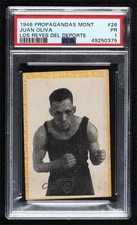 1946-47 Propagandas Montiel Los Reyes del Deporte Juan Oliva #26 PSA 1