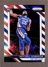 2018-19 Panini Prizm #227 Mitchell Robinson Red White Blue Rookie