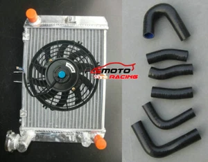 Radiator+Fan+BLACK hose For Honda V65 Magna VF1100C VF 1100 C SC12 1983-1986 - Picture 1 of 11