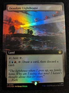 MTG - Phare désolé EXTENDED ART FOIL - Universes Beyond : Doctor Who - Photo 1/2