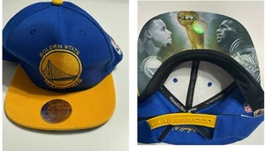 Cappello snapback Mitchell & Ness Golden State Warriors lana legno duro classico nuovo senza etichette - Foto 1 di 10