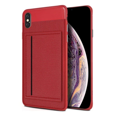 Funda tipo billetera de cuero PU para iPhone X XS Foto 1 de 4