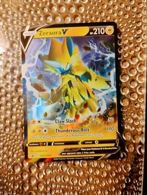 Zeraora V SWSH263 Sword & Shield Promo Card Holo Mint - Image 1 of 2