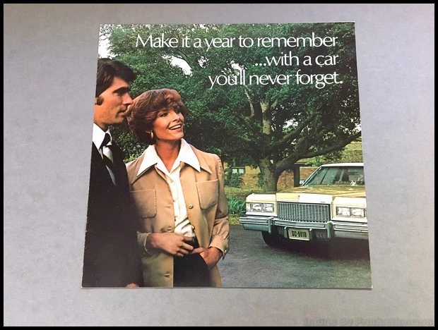 1975 Cadillac Vintage Car Brochure Catalog - Fleetwood Brougham DeVille Eldorado Foto 1 de 4