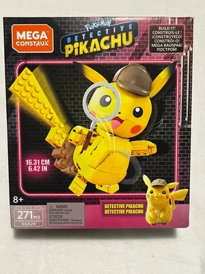Mega Construx Pokémon Detective Pikachu – 271 pcs (GGK28) – Brand New, Sealed - Image 1 of 2