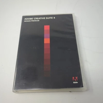 Adobe Creative Suite 4 (CS4) Diseño Premium para Windows PC Venta al por menor completa con serie Foto 1 de 4
