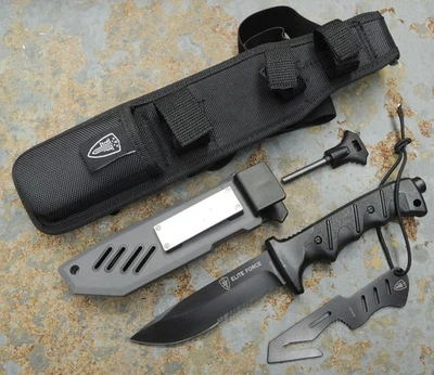 Elite Force EF703 Messer Outdoor Survial-Set Feuerstarter Scheide Outdoormesser