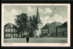Lütjenburg, Markt und Kirche, Ansichtskarte  - Picture 1 of 2