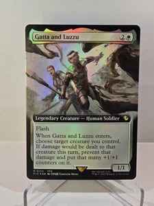 MTG Gatta and Luzzu (Foil, Extended Art) 0134 FINAL FANTASY Magic The Gathering - Picture 1 of 4
