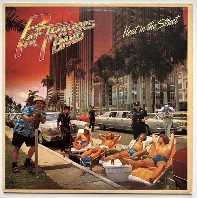 Pat Travers Band : Heat in the Street 1978 UK black vinyl LP EX/VG+ A1/B1 inner - Image 1 of 4