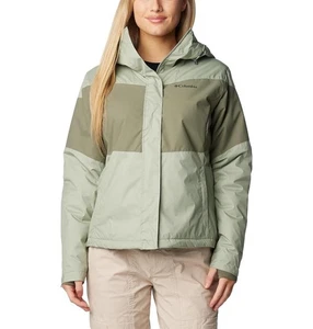 NWT $130 Columbia Women’s Tipton Peak III Insulated Jacket Stone Green Plus 1X - Picture 1 of 8
