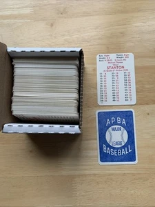 Béisbol APBA: enorme lote de aproximadamente 200 tarjetas. Vintage muy buen estado - Imagen 1 de 7