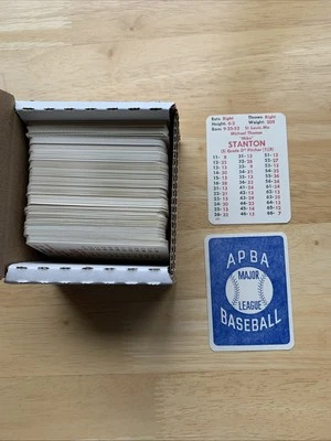 APBA Baseball: Huge Lot of Approximately 200 Cards. Vintage Very Nice Condition - Image 1 of 4