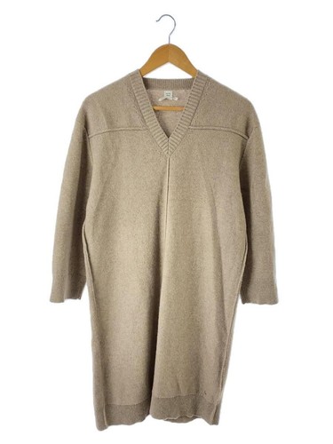 HERMÈS Abito HERMES altro scollo a V maglia disegno epoca Goltier cuciture manica lunga