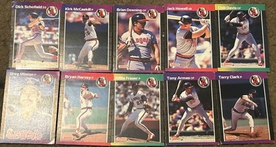 Lot Of 10 ~ 1989 Donruss Los Angeles Angels Cards (Ungraded) - Image 1 of 2