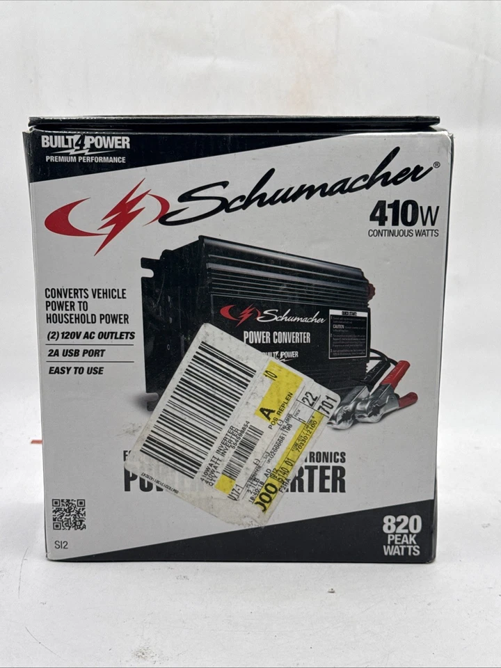 Schumacher Power converter  410 W Continuos  Watts , Household Power - Image 1 of 4